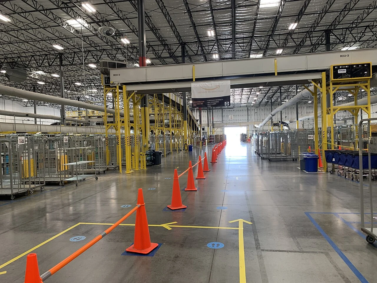 Unutrašnjost Amazonova logističkog prostora